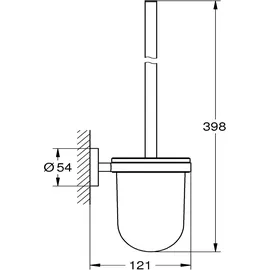 Grohe WC-Bürstengarnitur Start Schwarz