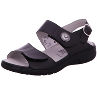 WALDLÄUFER Komfort Sandalen in schwarz Gr. 37,5