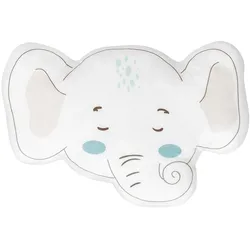 Kikkaboo Babykissen Plüschtier, Kuschelkissen, Figurenkissen, ab Geburt blau