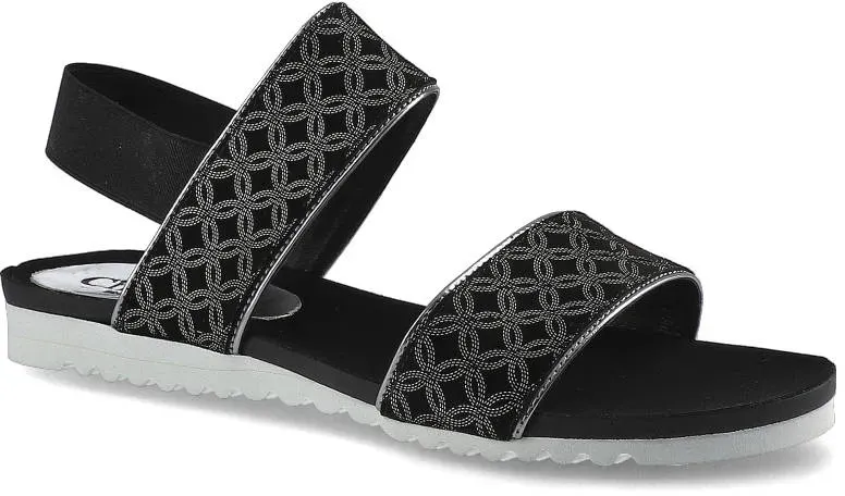 Schwarze Sandalen Chebello Modische Sommerschuhe, 37