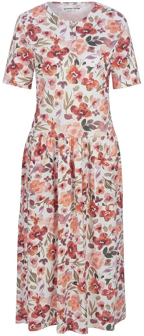 Jersey-Kleid Hanne Green Cotton mehrfarbig, 46