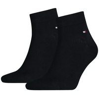 TOMMY HILFIGER Herren Quarter Socken, Vorteilspack - Sneaker, Unifarben, 39-49 Dunkelblau 39-42 4er Pack (2x2P)
