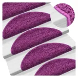 vidaXL Stufenmatten 10 Stk. 65x21x4 cm Violett