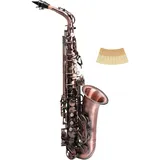 Classic Cantabile Winds AS-450 Antique Red Eb Altsaxophon - Es-Stimmung - Hoch-Fis-Klappe - Spar-Set inkl. 10 Stück Saxophon-Blätter
