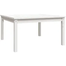 vidaXL Gartentisch 82,5 x 82,5 x 45 cm Weiß
