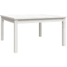 vidaXL Gartentisch 82,5 x 82,5 x 45 cm Weiß
