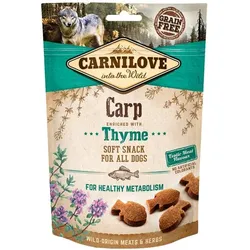 CARNILOVE Dog Soft Snack - Carp with Thyme - Karpfen mit Thymian 200 g