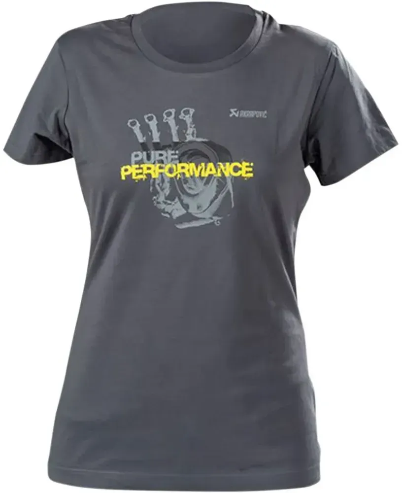 Akrapovic Pure Performance Kurzarm-t-shirt - Grey - L
