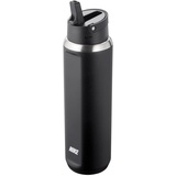 Nike Unisex – Erwachsene SS Recharge Straw Bottle 24 OZ Trinkflasche, Black/Black/White, 709 ml