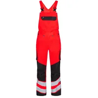 Engel Safety Light Latzhose rot/schwarz