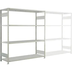 META Steckregal GF XXL H2000mmm.4Böd.,1700x400mm