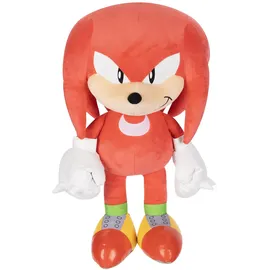 Jakks Pacific Sonic - Jumbo Knuckles Figur, 50cm, Kuscheltier, großes Plüschtier