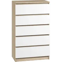 roe furniture Kommode 70 x 112 x 70 cm Braun/Weiß