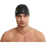 Speedo Unisex Erwachsene Pace Cap Schwimmkappe, Schwarz, Einheitsgröße