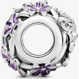 Pandora Offen gearbeitetes, lilafarbenes Gänseblümchen 798772C02 - silber