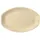 Papstar Tabletts, Palmblatt "pure" oval 3 cm x 29 cm x 21 cm natur