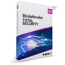 BitDefender Total Security 2020 10 Geräte 1 Jahr ESD ML Win Mac Android iOS