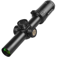 WestHunter Optics HD 1.2-6x24 IR FFP Compact Riflescope, 30mm Tube First Focal Plane Tactical Shooting Scope with Illuminated 1/2 MOA Reticle | Only Optics