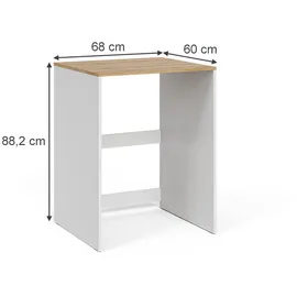 Vicco Waschmaschinenschrank Viktor 68 x 88,2 cm Weiß/Artisan