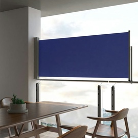 vidaXL Ausziehbare Seitenmarkise 100 x 300 cm blau 48341