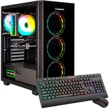 gamemax Gaming-PC Draco XD 7968 Ryzen 5 5500 4,0 GHz 16 GB RAM 480 GB SSD RTX 5050 Windows 11