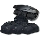 Dachboxtaschen Set Oraganizer KJUST Kompatibel mit THULE FORCE 3 M