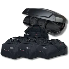 Dachboxtaschen Set Oraganizer KJUST Kompatibel mit THULE FORCE 3 M