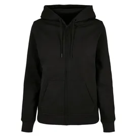Build Your Brand Basic Zip Hoody Kapuzenpullover, Black / 2XL