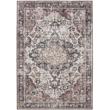 benuta Vintage-Teppich, Mehrfarbig, Rot, Kunststoff, Vintage, Rechteckig, & Im Style: Elegant, Retro - Pflegeleicht Für Wohnzimmer Schlafzimmer