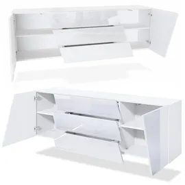 Vladon Houston Büroschrank 178 x 57,5 x 38,5 cm braun