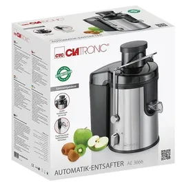 Clatronic AE 3666 Slow Juicer silber