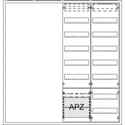 Striebel & John AA47A2AV Ausbauschrank, AP A47 2F1V5A21V7 Schutzklasse II, Schutzart IP31 2CPX054296R9999