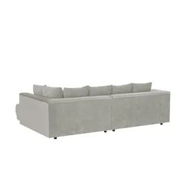 Switch Eckcouch Mikrofaser 3-Sitzer Grau