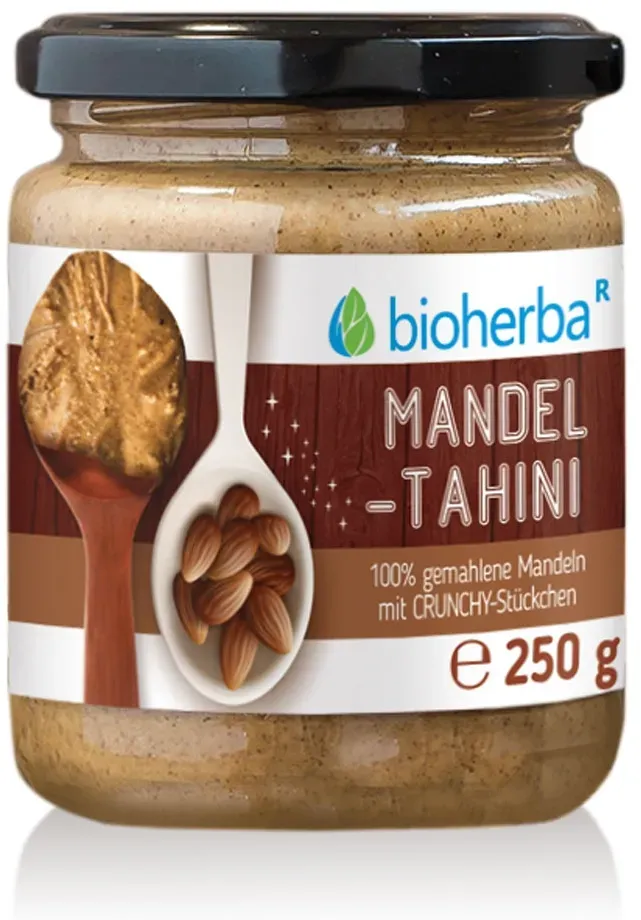 Mandel Tahini Crunchy 100% gemahlene Mandeln 250 g