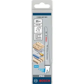 Bosch Säbelsägeblatt S 611 DF, Heavy for Wood and Metal, 25er-Pack