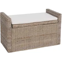 MCW Sitzbank Genua Grau 88 x 40 x 48 cm