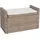 MCW Sitzbank Genua Grau 88 x 40 x 48 cm