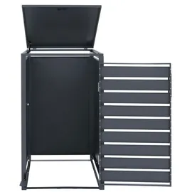 MCW Mülltonnenverkleidung MCW-Q75 116 x 68 x 89 cm grau
