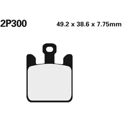 NISSIN Bremsbeläge / Off-Road Sintermetall - 2P-300ST