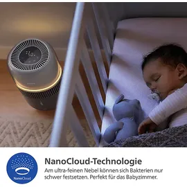 Philips HU5710/03 5000 Series 4.5L Luftbefeuchter Dunkelgrau (14,1 Watt, Raumgröße: 56 m2)