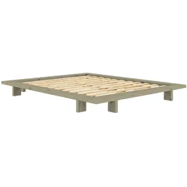 Karup Futonbett KARUP DESIGN "Bettgestell JAPAN BED Futonbett aus FSC-zertifiziertem Massivholz", sage grün, B:188cm H:20cm L:228cm, Betten, Futonbett, zeitlos, bequem & in mehreren Farben und Größen erhältlich