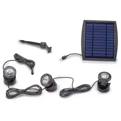 Pontec Solar Teich- und Gartenbeleuchtung PondoSolar LED Set 3