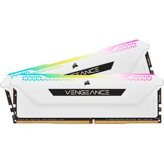 16GB (2x8GB) DDR4 3200 MHz, DDR4-RAM, DIMM Ram - Weiß