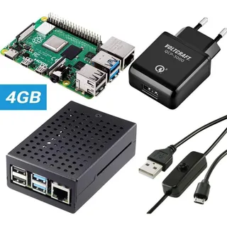 TRU Components Pure Set Raspberry Pi® 5 B 4 GB Entwicklungsboard + Kit