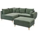 Stella Trading ED EXCITING DESIGN Ecksofa »Calanda«, grün