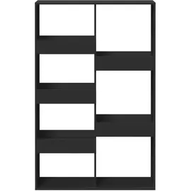 vidaXL Raumteiler Schwarz 100x33x155,5 cm Holzwerkstoff