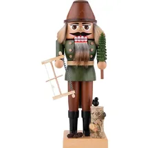 KWO Erzgebirge Nussknacker Waldarbeiter Höhe 26,5 cm
