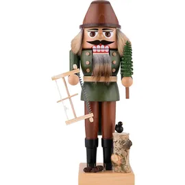 KWO Erzgebirge Nussknacker Waldarbeiter Höhe 26,5 cm