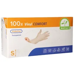 Medi-Inn® 100 "Medi-Inn®" Handschuhe, Vinyl puderfrei "Comfort" Größe S
