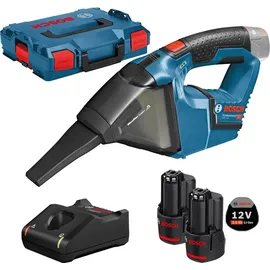 Bosch GAS 12V Professional inkl. 2 x 3,0 Ah Akku + Ladegerät + L-Boxx